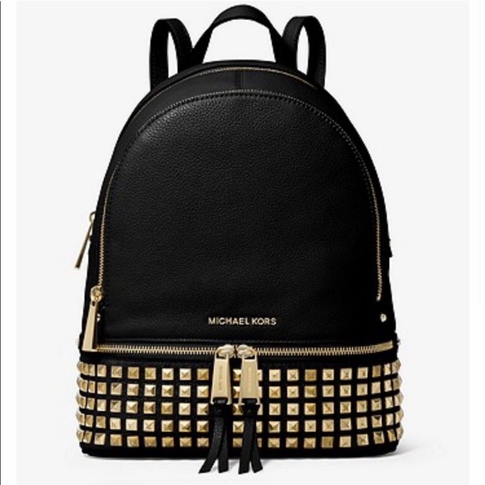 Genuine MICHAEL KORS RHEA ZIP MEDIUM LEATHER BACKPACK